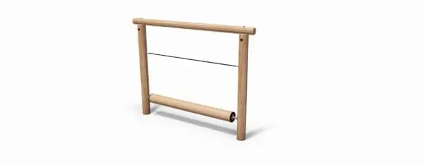 Galge med rullende koffert