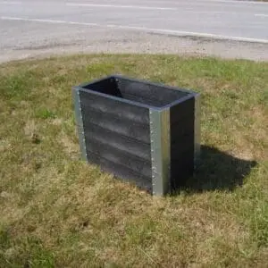 Plantekasse i furu h:60cm, svartmalt