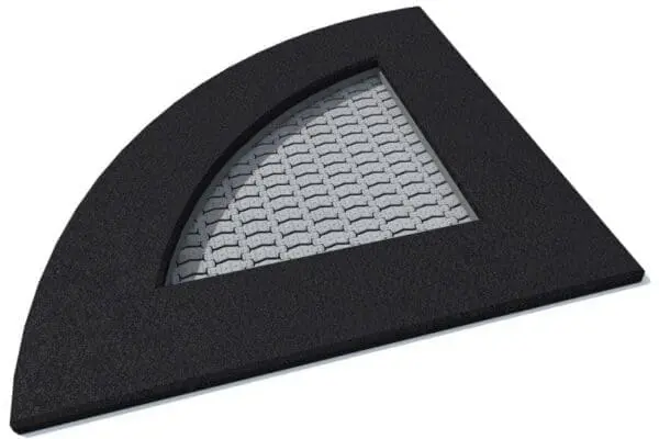 Trekantet trampoline 125