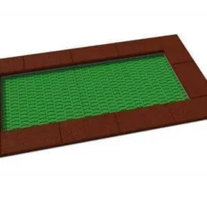 Rektangulær trampoline 125 x 225