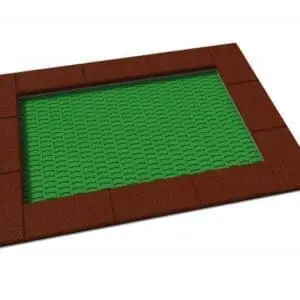 Rektangulær trampoline 150 x 200