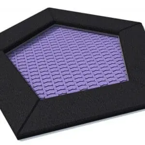 Femkantet trampoline