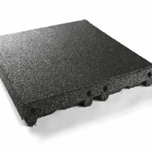 Gummifliser grå fallhøyde 1,5m 50x50x6,5cm - Pris M2