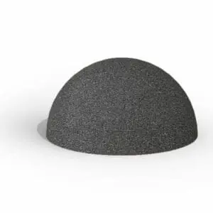 Halv gummiball grå Ø50 cm