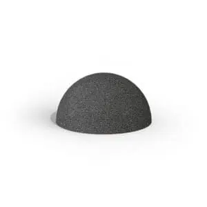 Halv gummiball grå Ø75 cm
