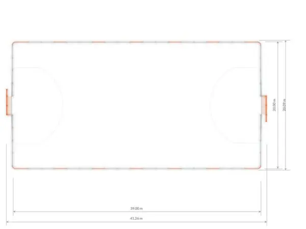 Fotballbane 6 (39x20m) - Bilde 3