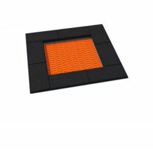 Firkantet trampoline 125 x 125